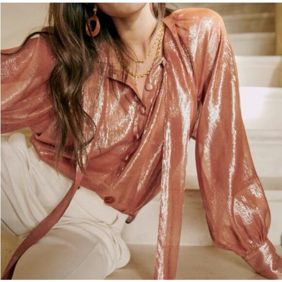 Sezane Tops - Preloved-Sezane Zelda Blouse -Sz 12